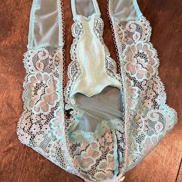 Vintage VICTORIA'S SECRET  Dream Angels Thong Sz-Medium 2009 Silver tag - Picture 12 of 13